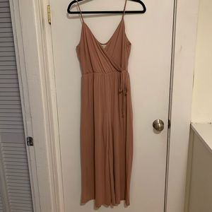 Sienna Sky cotton jumpsuit with tie waist